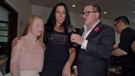 Susanna Paliotta and Supermodel Madeline Stewart at Style FW NY