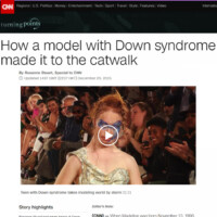 How a Down Syndrome Model Made it to the Catwalk - CNN