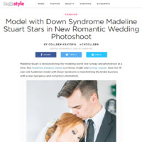 People Model With Down Syndrome Madeline Stuart Stars in New Romantic Wedding Photoshoot - People