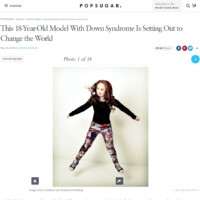 This 18-Year-Old Model with Down Syndrome Is Setting Out to Change the World