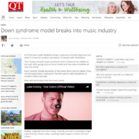 Down Symdrome Model Breaks Into Music Industry
