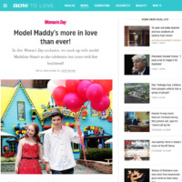 Woman's Day Model Maddy's More In Love Than Ever! - Woman's Day