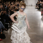 Madeline Stuart Models Hendrik Vermeulen at NYFW Sep 2015